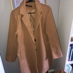 Boohoo Beige Trench Coat